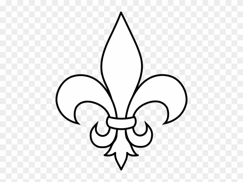 Simple Fleur De Lis Logo Design For Shield And Breast - Fleur De Lis Clipart #924823