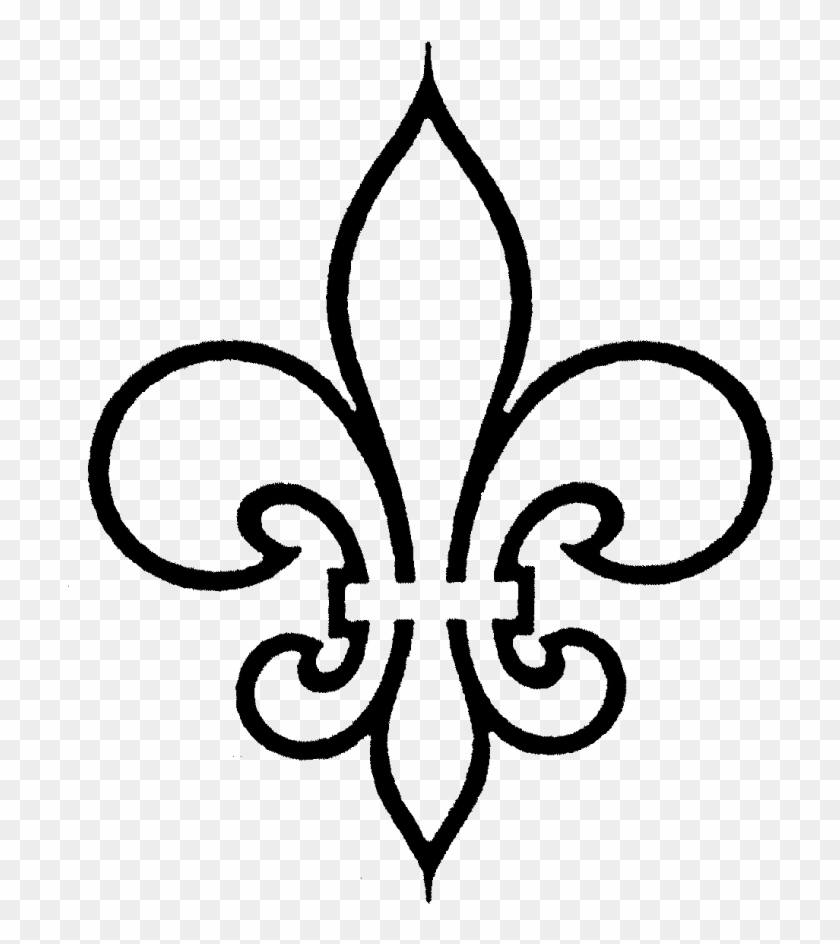 Fleur De Lis Rubber Stamp Craft And Card Making Stamps - Scout Fleur De Lis #924833