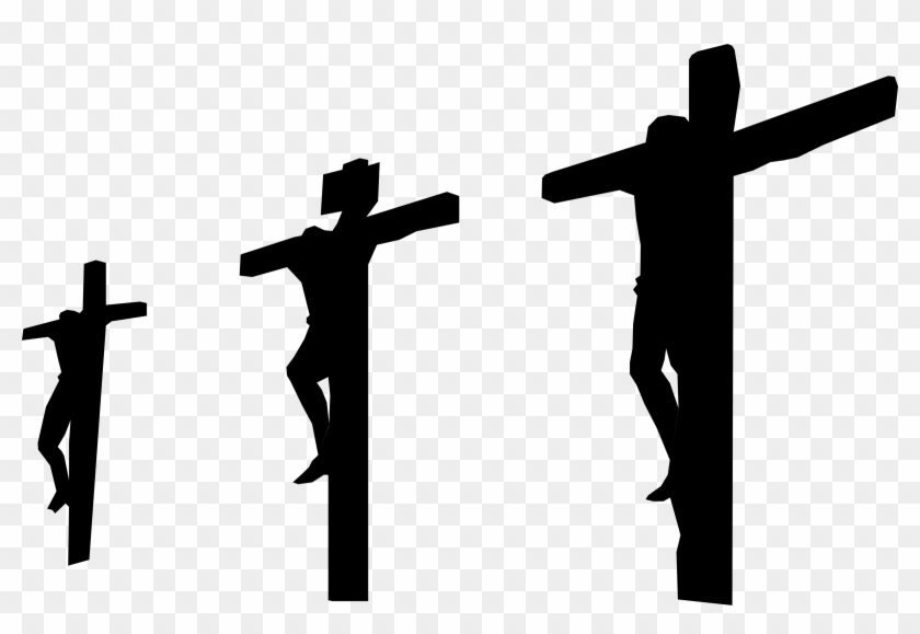 Crucifixion Of Jesus Clipart - Three Crosses On Calvary #924910