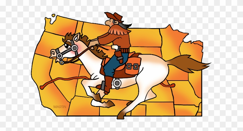 Occupations Clip Art By Phillip Martin - Pony Express Clipart #925046