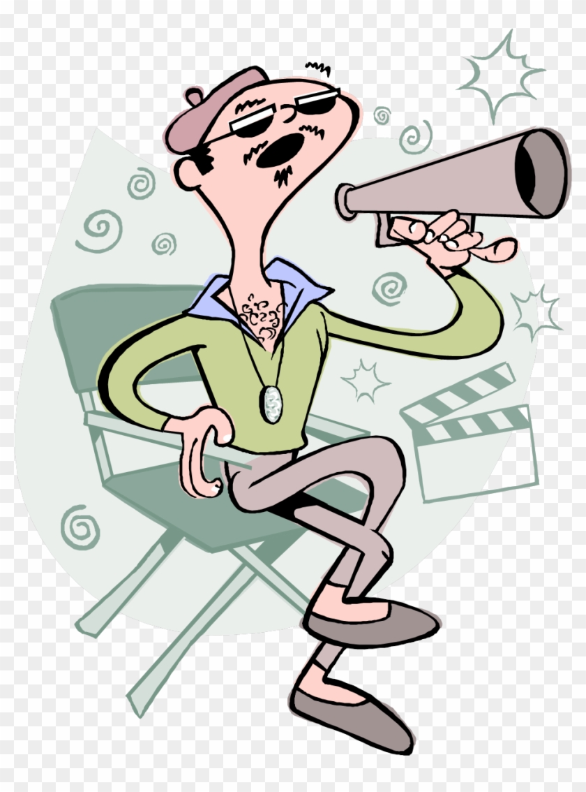 Occupations - Film Director Clipart Png #925059