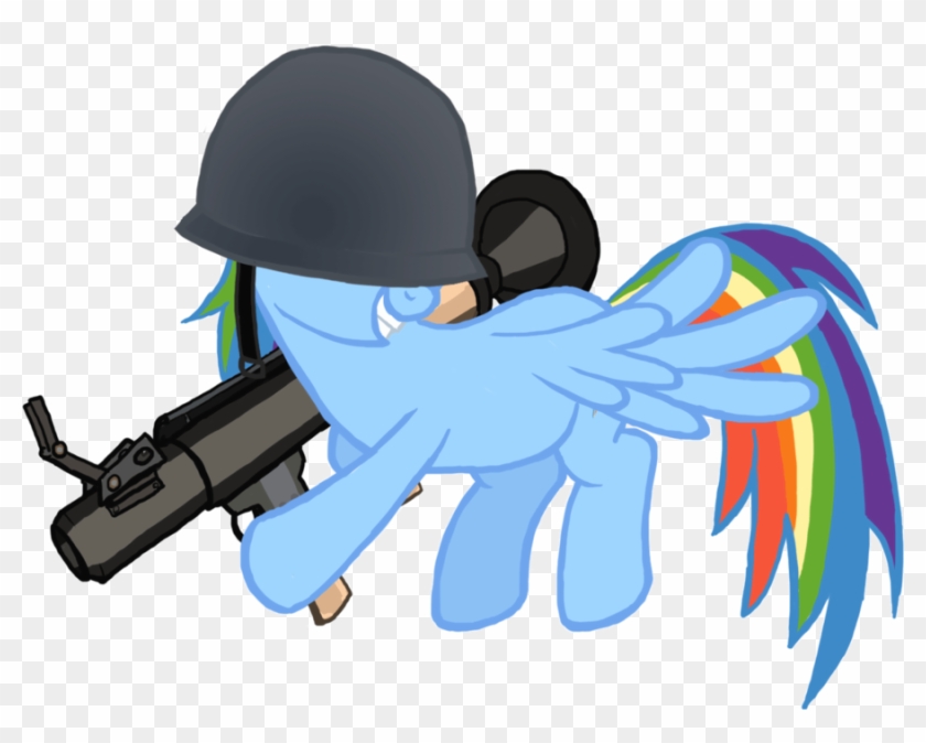 Rainbow Dash The Soldier By Ah Darnit - Cartoon #925176