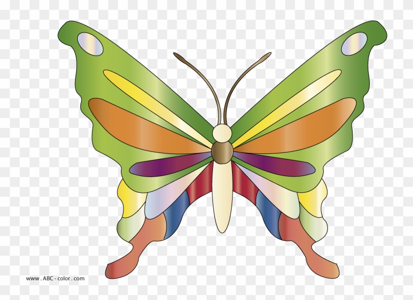 Butterfly 2 Raster Clipart - Brush-footed Butterfly #925181