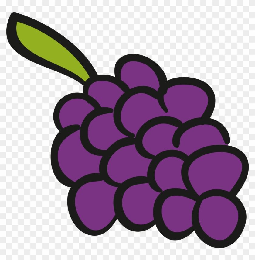 Grape Animation Illustration - Bunch Of Grapes Cartoon - Free Transparent  PNG Clipart Images Download