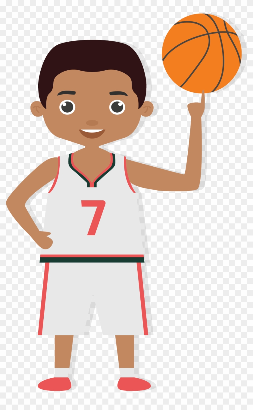 Dribbling - Basketball Boy Cartoon Png #925231