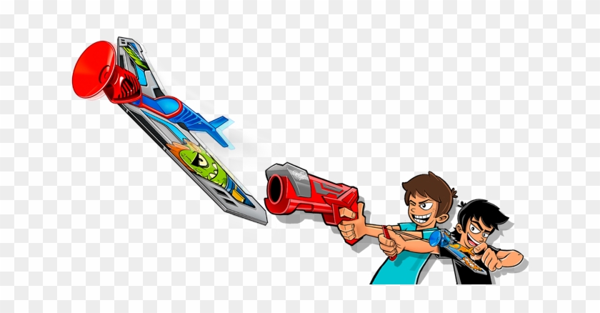 Crazy Darts Launcher - Sky Challenger Attack Super Pack Avions Fléchette + #925256