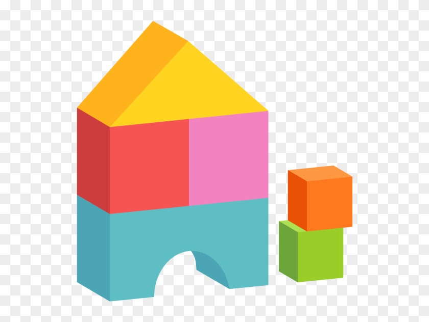 Colored Building Blocks Free Png And Vector - 積み木 遊び イラスト フリー #925331