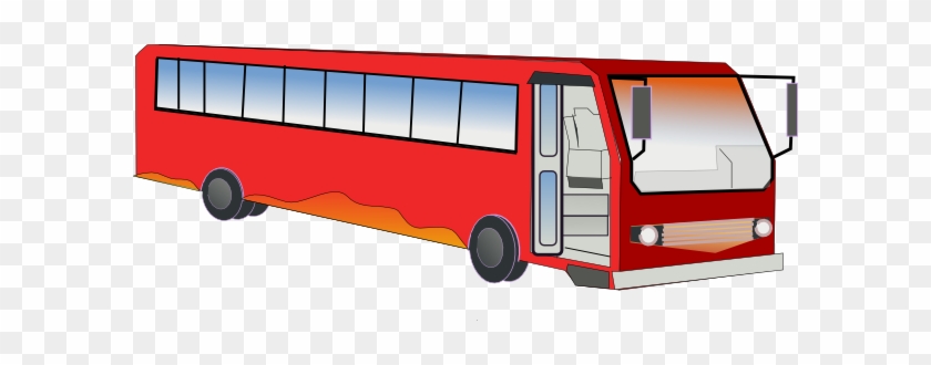 Free Vector Bus Clip Art - Different Means Of Transport #925365