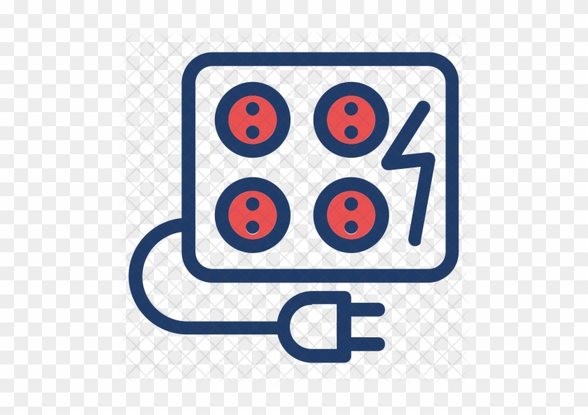 Electricity Socket Icon - Circle #925384