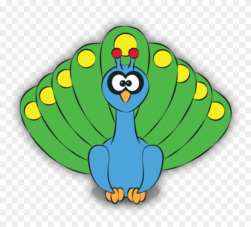 Green Peacock By Xtwinvipersx - Peekock Cartoon Png #925431