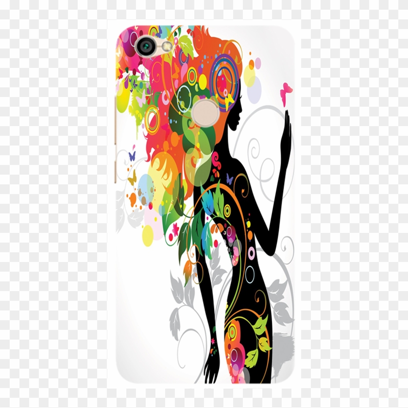 Xiaomi Redmi Y1 Colorful Floral Girl Designer Printed - Samsung Galaxy #925521