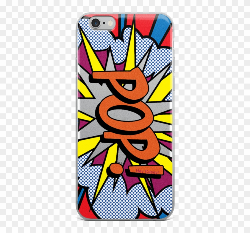 Pop Flash Pop Art Phone Case For Apple Iphone 6/6s - Pop Art Exclamation Toiletry Pouch - Small (6" X 5") #925532