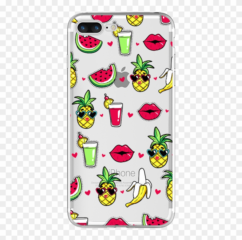 For Iphone 4 4s 5 5s Se 5c 6 6s 7 Plus Watermelon Banana - Cartoon #925541