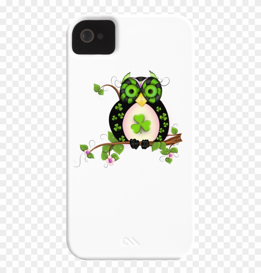 St Patrick Hooty Owl Art Barely There Phone Case - St Patrick Tag - Kleeblatt - Eule - Dekor Grußkarte #925571