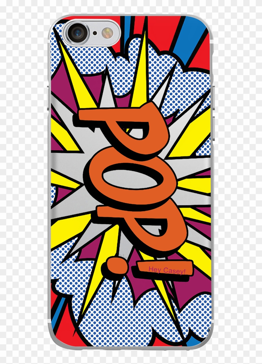 Pop Flash Pop Art Phone Case For Iphone - Pop Art Exclamation Toiletry Pouch - Small (6" X 5") #925648