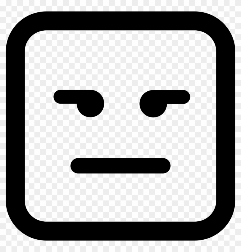 Png File - Square Sad Face #925656