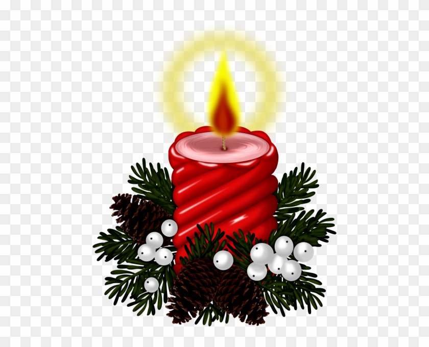 Christmas Card With Hand Drawn Candles Royalty Free - Christmas Day #925663
