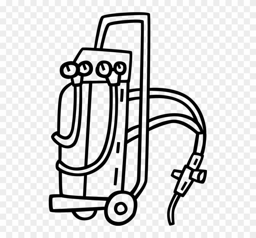 Vector Illustration Of Oxy-acetylene Welding Equipment - Welding #925678