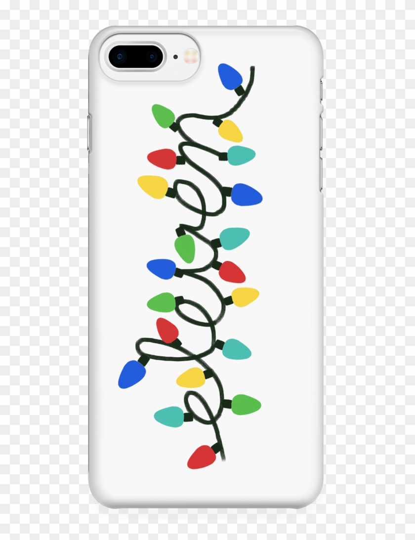 Eleven Christmas Lights Phone Case Inspired By Stranger - Zazzle Telefon-kasten Des Lit-elf Iphone 7 Hülle #925690