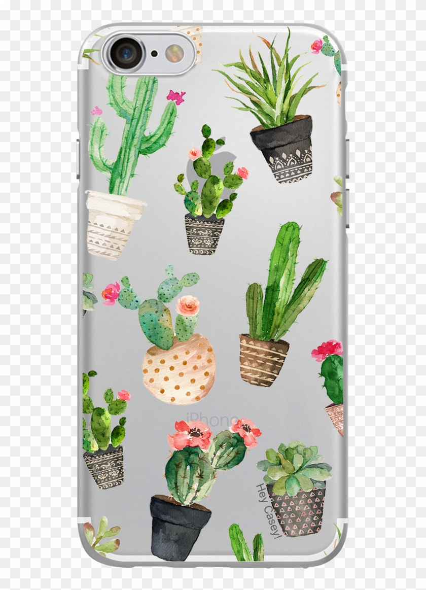 Cacti & Succulent Pots Phone Cover For Iphone - Mobile Phone Case #925700