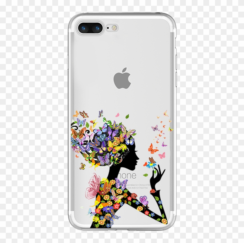 Tide Pretty Girl Mobile Phone Shell Case For Iphone - Botrong Diy 5d Diamond Butterfly Painting Cross Stitch #925713