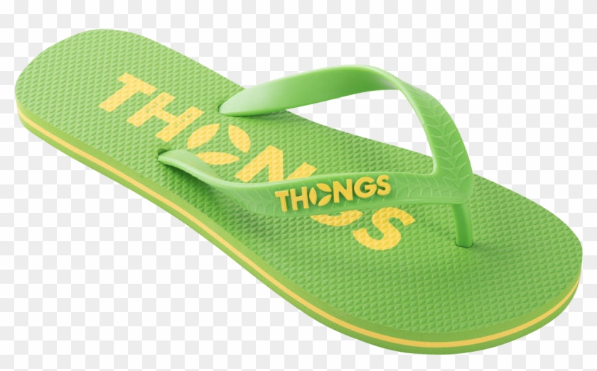 Thongs Classic Green / Yellow Rubber Flip Flop - Thongs Classic Green / Yellow Rubber Flip Flop #925802