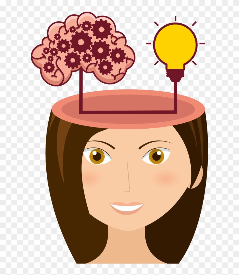 Brain Cerebrum Icon - Thinking Brain Cartoon #925876