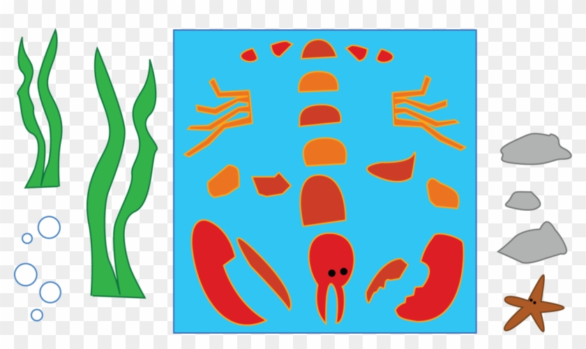 Abstract Lobster Quilt By Colormist - Abstract Lobster Quilt By Colormist #925914