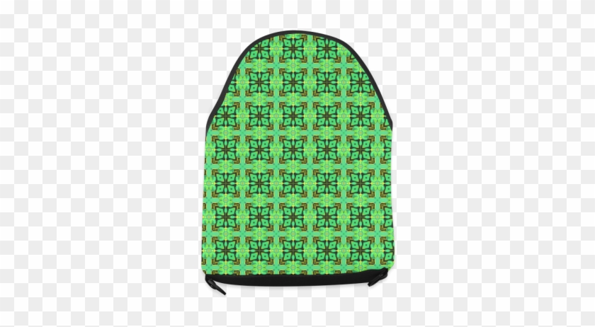 Green Gold Moroccan Lattice Diamonds Quilt Crossbody - Garment Bag #926010