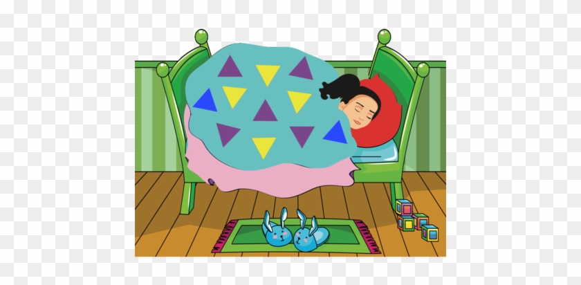 There Are Shapes On The Quilt - Cartoon #926073