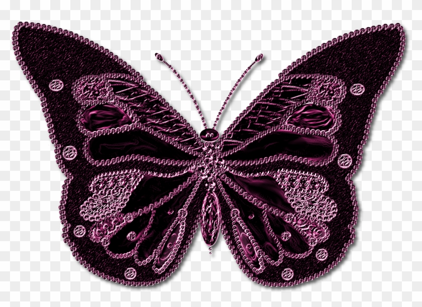 Pink And Purple Butterfly Clipart - Nice Butterfly Png #926134