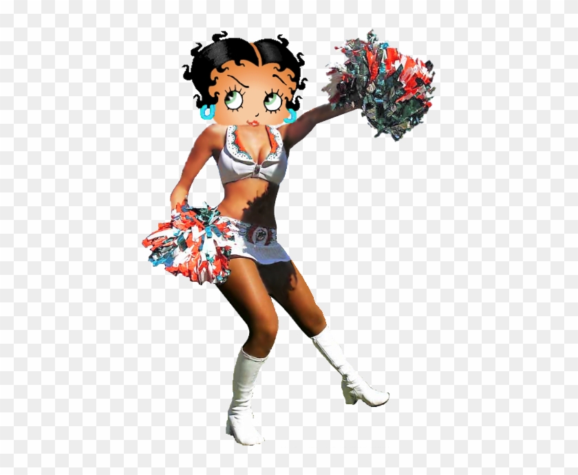 Betty Boop Dolphins Cheerleader Photo Bettyboopdolphins - Betty Boop Cheerleader #926232