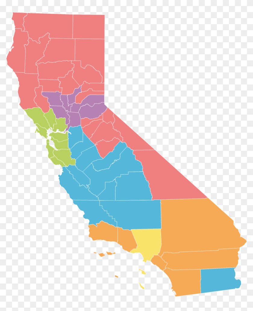 The Lgbt Divide In California - Splitting California Into 3 States Map #926302