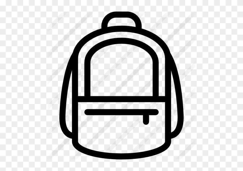 Big Backpack - School Bag Vector Png Icon #926369