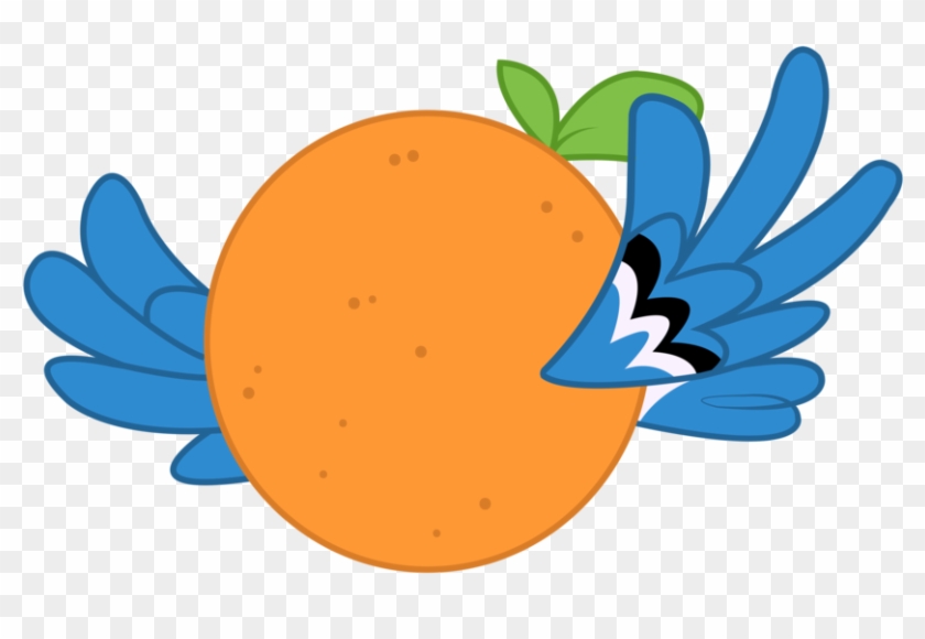 Orange Fruit Bird By Joemasterpencil - My Little Pony Orange Bird #926522