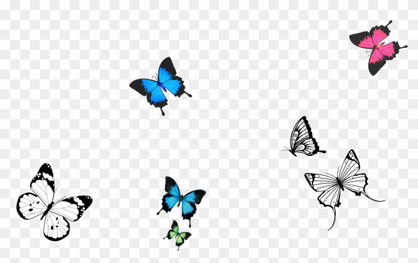 Fun Butterfly Vector - 4-seasons 7inch 8inch Tablet Micro Usb Keyboard Folio #926551