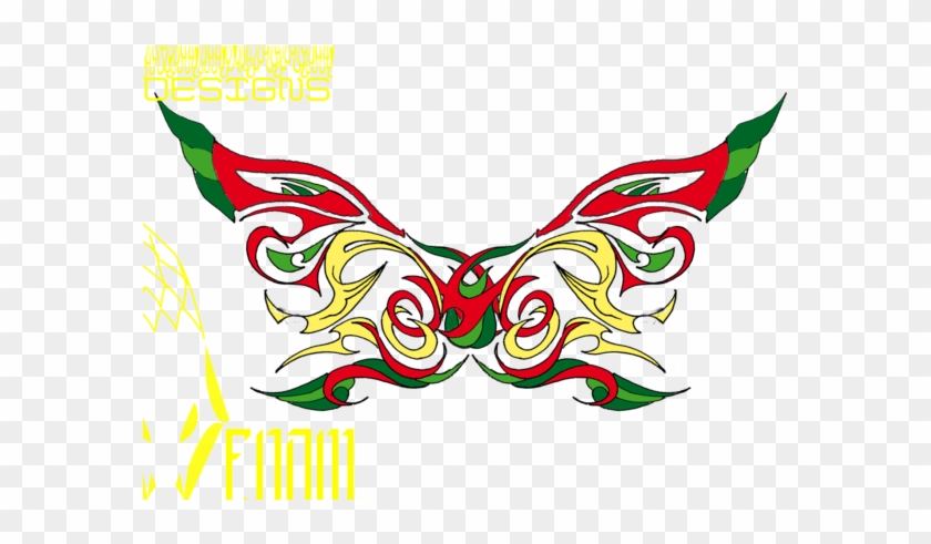 Rasta Butterfly By Jocker9 - Design #926565