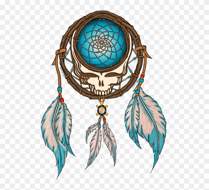 Colourful Dream Catcher Hippie Transparent Png - Grateful Dead Steal Your Face #926616