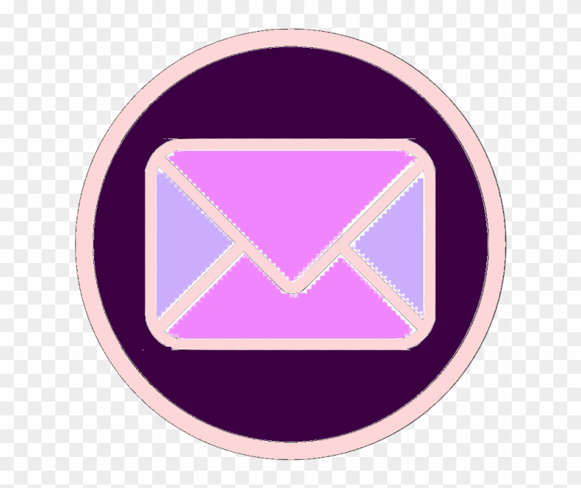 Mail Or Feedback Icon, Mailbox Or Feedback Icon Pink - Icon #926668