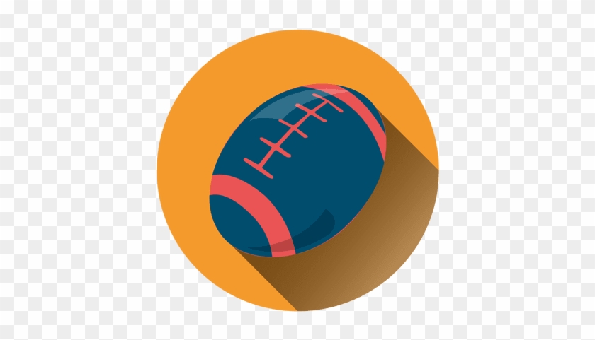 Rugby Ball Circle Icon Transparent Png - Rugby Icon #926756
