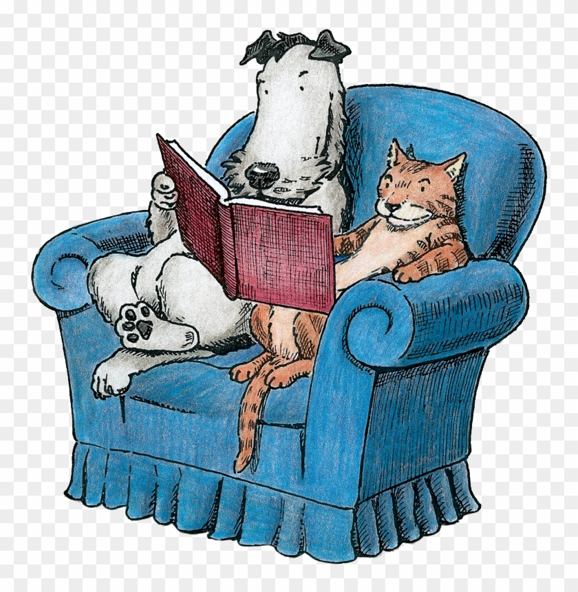 Preschool Tails - Dog And Cat With Book #926813