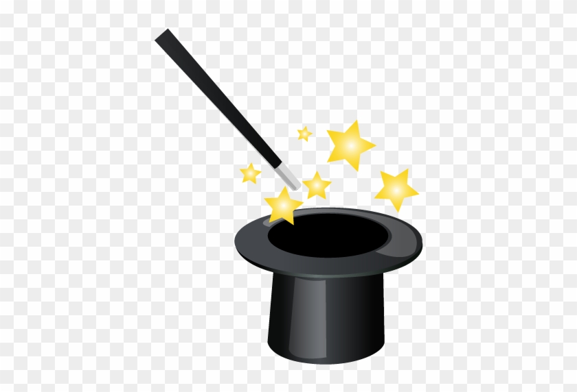 Wand And Magic Hat Clipart - Wand And Magic Hat Clipart #926944