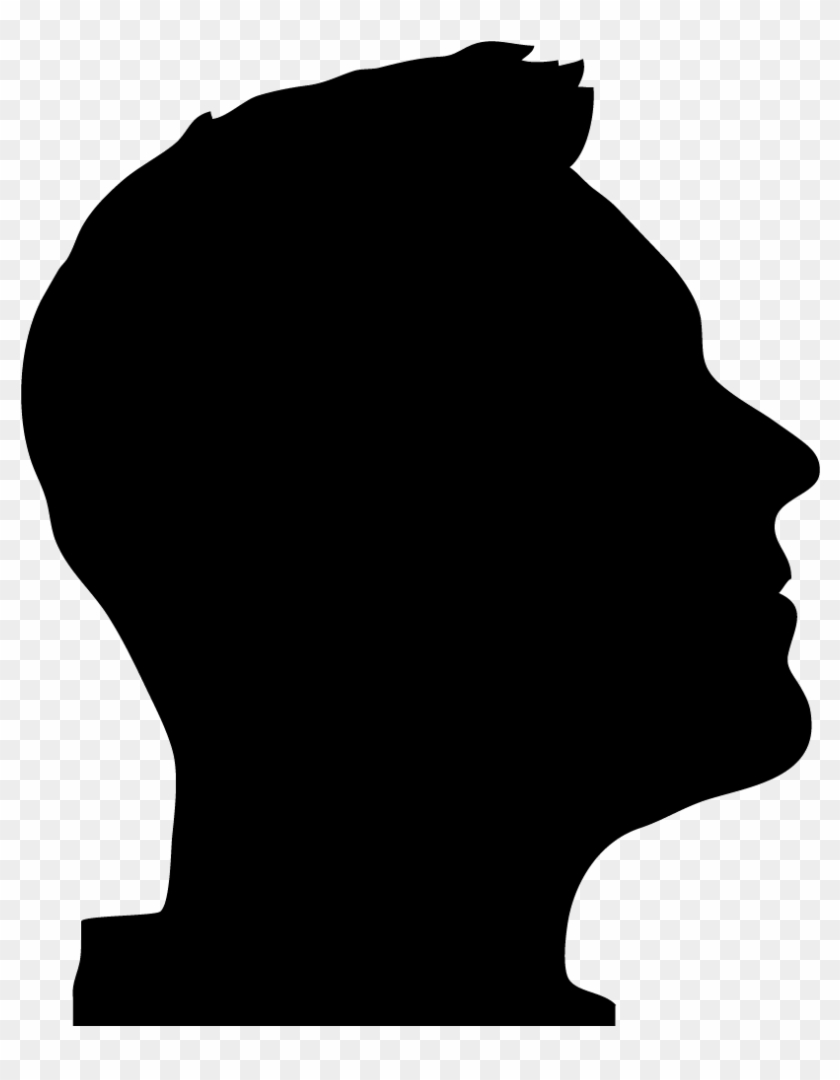 Profile Silhouette Gfiv7m Clipart - Man Head Silhouette Png #927076