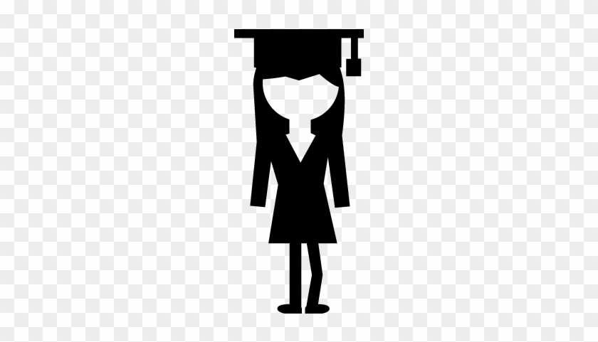 Female Graduate Vector - Girls Png Icon #927078