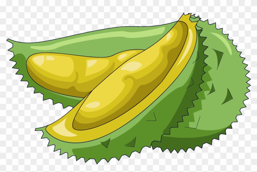 Download Clipart Buah Durian - Kartun Buah Durian #927213