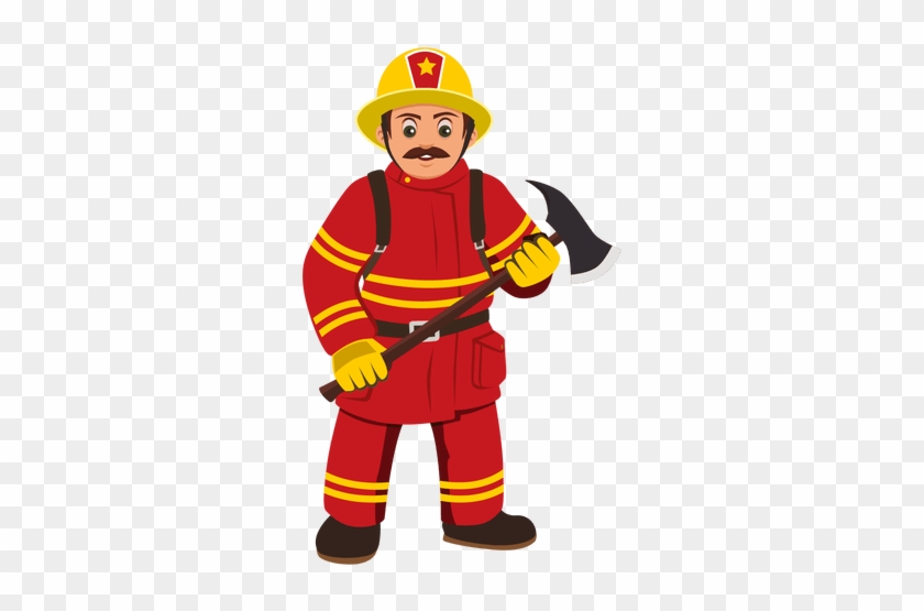Free Cartoon Firefighter - Cartoon Fireman #927358
