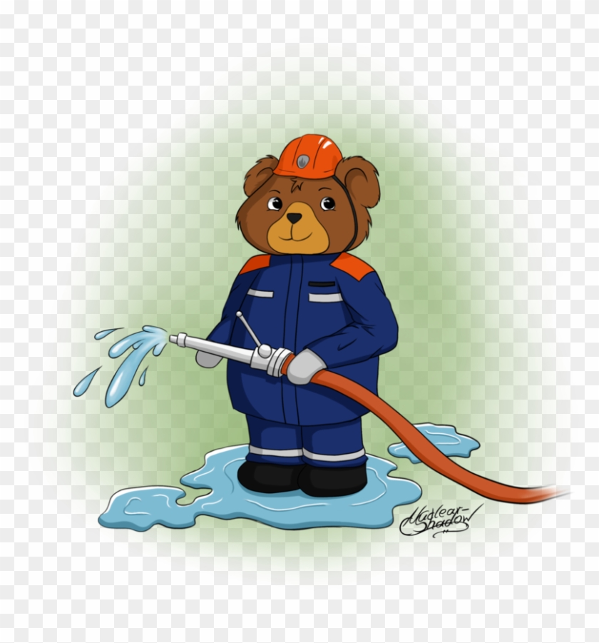 [request] Firefighter Teddy By Nuclear Shadow - Cartoon #927382
