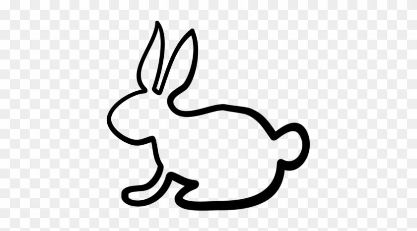 Pin Bunny Clipart Black And White - Easter Bunny Clip Art #927438