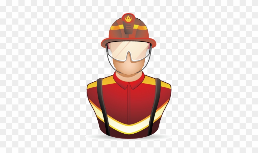 Firefighter Vigili Del Fuoco Firefighting Icon - Fireman Icon Png #927439