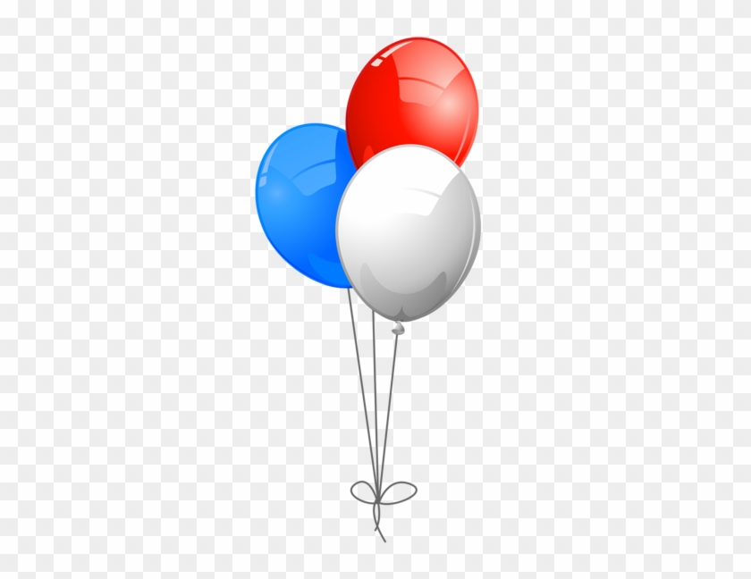 Pictures Home Free Clipart July 4th Red White Blue - Red White And Blue Balloons Clip Art #927488